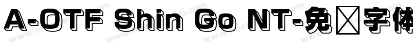 A-OTF Shin Go NT字体转换